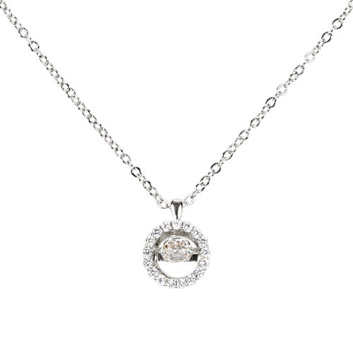 GNS - Dancing Necklace Silver (CZN203S)
