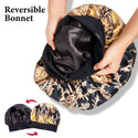 KISS - RED ROYALLUX REVERSIBLE BONNET X-LARGE LUXURY