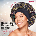 KISS - RED ROYALLUX REVERSIBLE BONNET X-LARGE CHAIN
