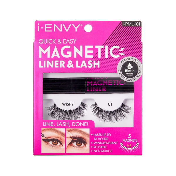 KISS -  IEK MAGNETIC EYELINER KIT (2 Styles)