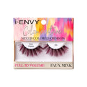 KISS - IEK COLOR COUTURE MIXED FAUX MINK - 05 MIXED CRIMSON