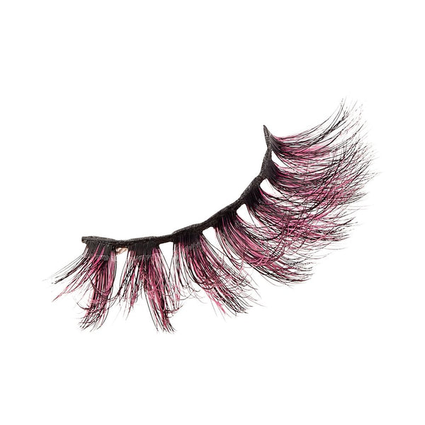KISS - IEK COLOR COUTURE MIXED FAUX MINK - 05 MIXED CRIMSON