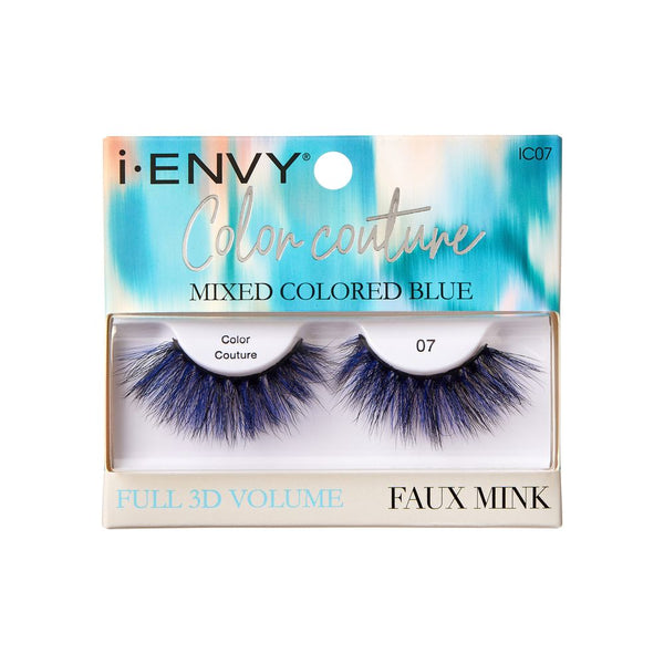 KISS - IEK COLOR COUTURE MIXED FAUX MINK - 07 MIXED BLUE