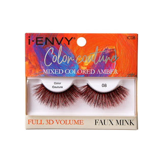 KISS - IEK COLOR COUTURE MIXED FAUX MINK - 08 MIXED AMBER