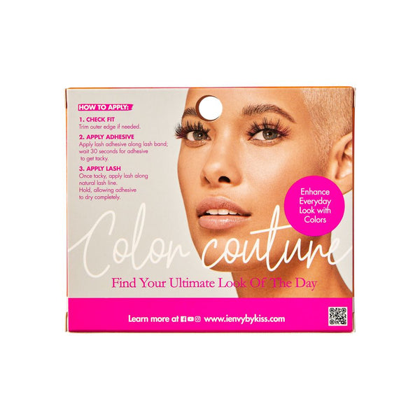 KISS - IEK COLOR COUTURE TINT FAUX MINK - 12 TINTED PINK