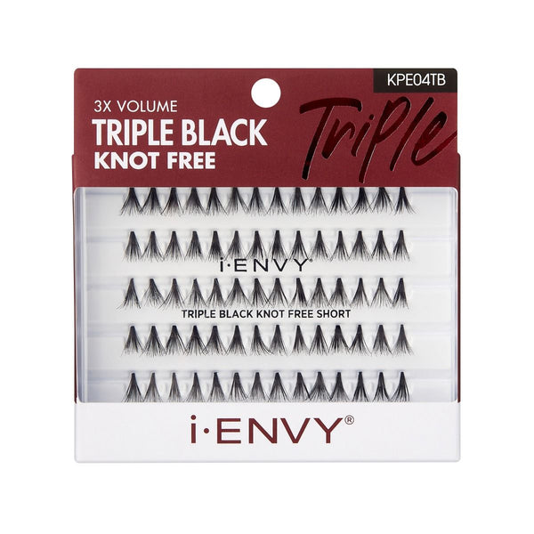 KISS - IEK TRIPLE BLACK KNOT FREE SHORT 70 PC (KPE04TB)