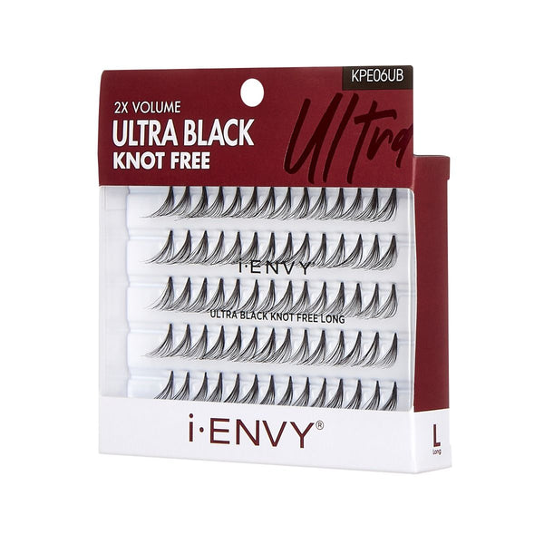 KISS - IEK ULTRA BLACK KNOT FREE LONG 70 PC (KPE06UB)