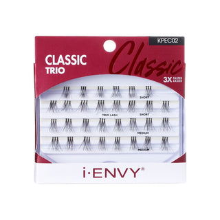 KISS - IEK TRIO MEDIUM INDIVIDUAL EYELASHES (KPEC02)