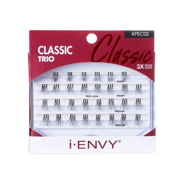 KISS - IEK TRIO MEDIUM INDIVIDUAL EYELASHES (KPEC02)
