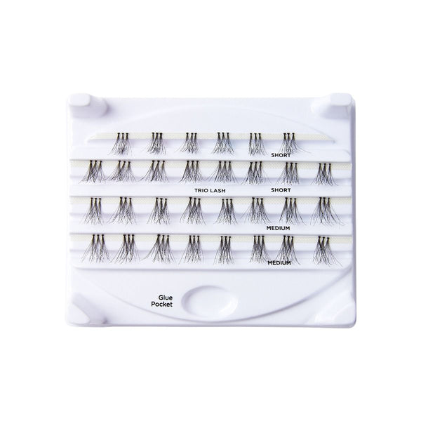KISS - IEK TRIO MEDIUM INDIVIDUAL EYELASHES (KPEC02)