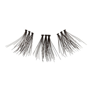 KISS - IEK 3D TRIO ULTRA BLACK INDIVIDUAL EYELASHES - MEDIUM