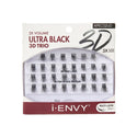 KISS - IEK 3D TRIO ULTRA BLACK INDIVIDUAL EYELASHES - MEDIUM