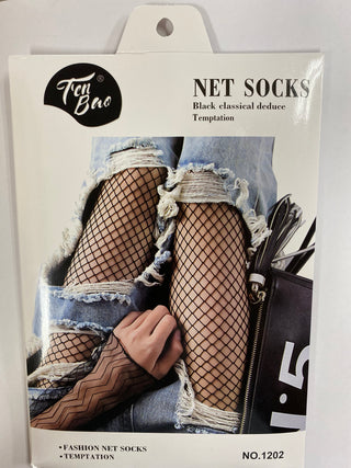 FEN BAO - Net Socks Fishnet BLACK NO.1202