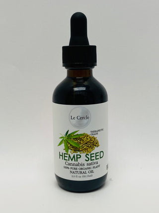 Le Cercle - 100% Pure Organic Plant Natural Hemp Seed Oil