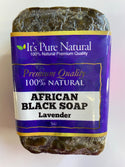 It's Pure Natural - Premium Quality 100% Natural African Black Soap Lavender