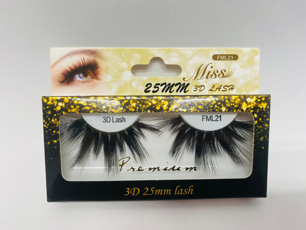 MISS 3D PREMIUM 25MM LASH (FML21)