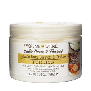 Creme of Nature - Butter Blend & Flaxseed Double Duty Stretch & Define Pudding