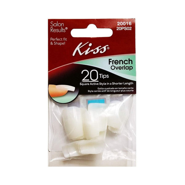 KISS - 20 FRENCH OVERLAP NAILS BAG