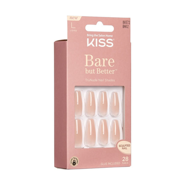 KISS - BARE-BUT-BETTER NAILS - NUDE DRAMA