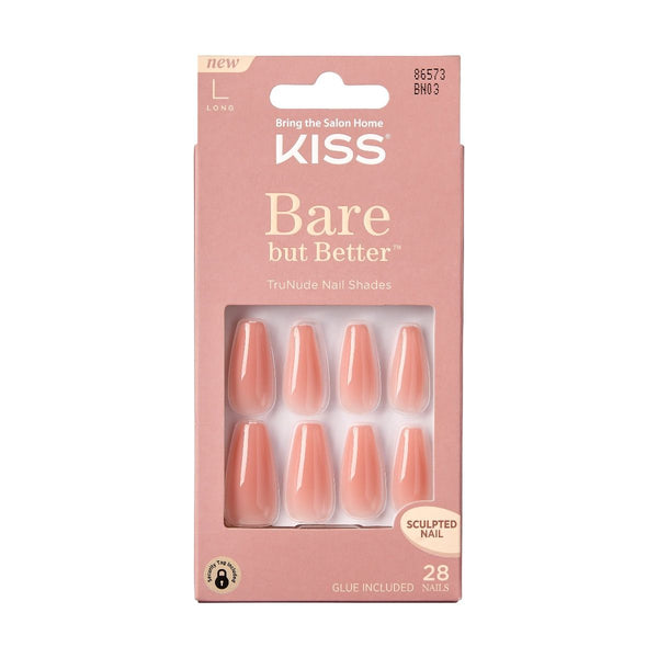 KISS - BARE-BUT-BETTER NAILS - NUDE GLOW