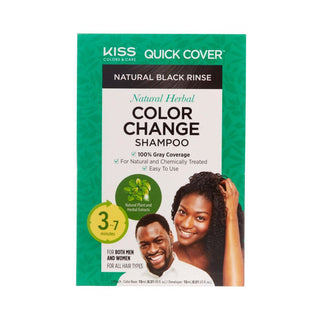 KISS - COLOR CHANGE SHAMPOO NATURAL BLACK
