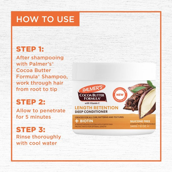 PALMER'S - Cocoa Butter Length Retention Deep Conditioner