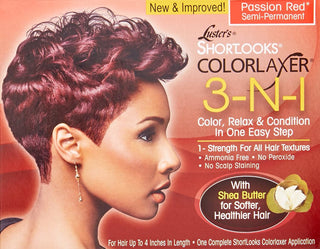 Luster's - Shortlooks ColorLaxer 3-N-1 KIT Passion Red