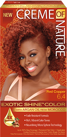 Creme of Nature - Exotic Shine Color 6.4 RED COPPER