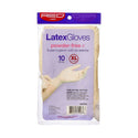 KISS - RED POWDER-FREE LATEX GLOVES X-LARGE 10CT