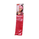 KISS - RED SILKY SATIN EDGE SCARF (PINK)