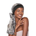 KISS - RED EDGE BAND WRAP SCARF ZEBRA