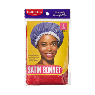 KISS - RED SATIN BONNET ASSORTED LARGE