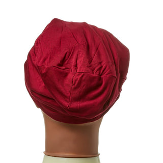 KISS - RED SILKY SATIN LINED HAIR CAP (ASSORTED)