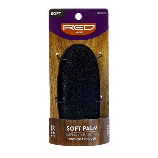 KISS - RED PROFESSIONAL 100% BOAR SOFT PALM BSH