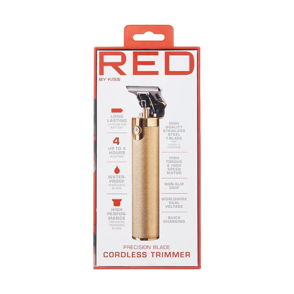 KISS - RED PRECISION BLADE CORDLESS TRIMMER