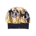 KISS - RED ROYALLUX REVERSIBLE BONNET X-LARGE LUXURY