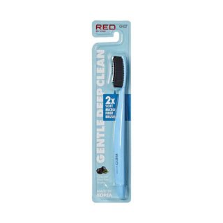 KISS - RED CHARCOAL TOOTHBRUSH BLUE/PURPLE