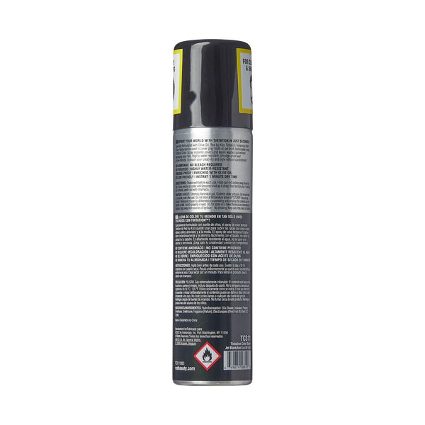 Color Jet Spray KISS - Tintation Colors & Care Temporary Hair Color Spray JET BLACK ...
