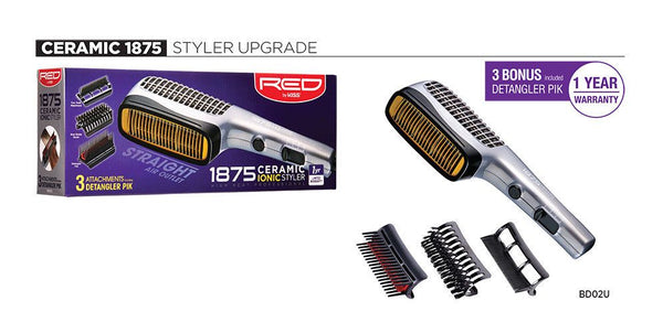KISS - RED 1875 CERAMIC IONIC STYLER
