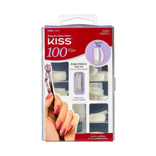 KISS - 100 NAILS SQUARE TIP