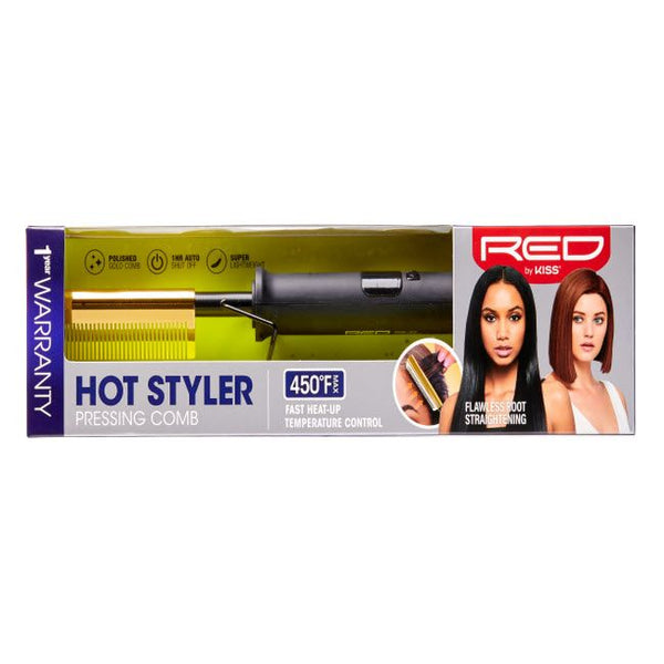 KISS - RED HOT STYLER PRESSING COMB TC