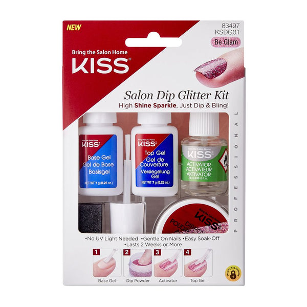 KISS - SALON DIP GLITTER KIT