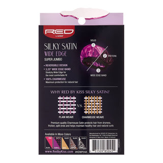 KISS - RED SILKYSATIN DOUBLEWEAR CAP (SUPER JUMBO&ASSORTED)