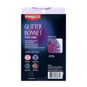 KISS -  RED GLITTER BONNET SUPER JUMBO PURPLE PEARL