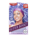 KISS -  RED GLITTER BONNET SUPER JUMBO PURPLE PEARL