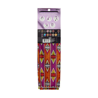 KISS - RED PREMIUM SILKY SATIN WRAP SCARF 60 INCH (AZTEC)