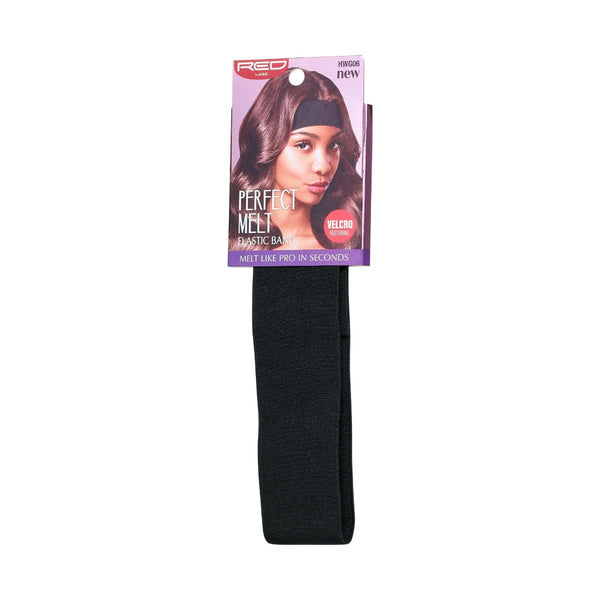 KISS - RED PM ELASTIC WIGBAND WIDE BLACK