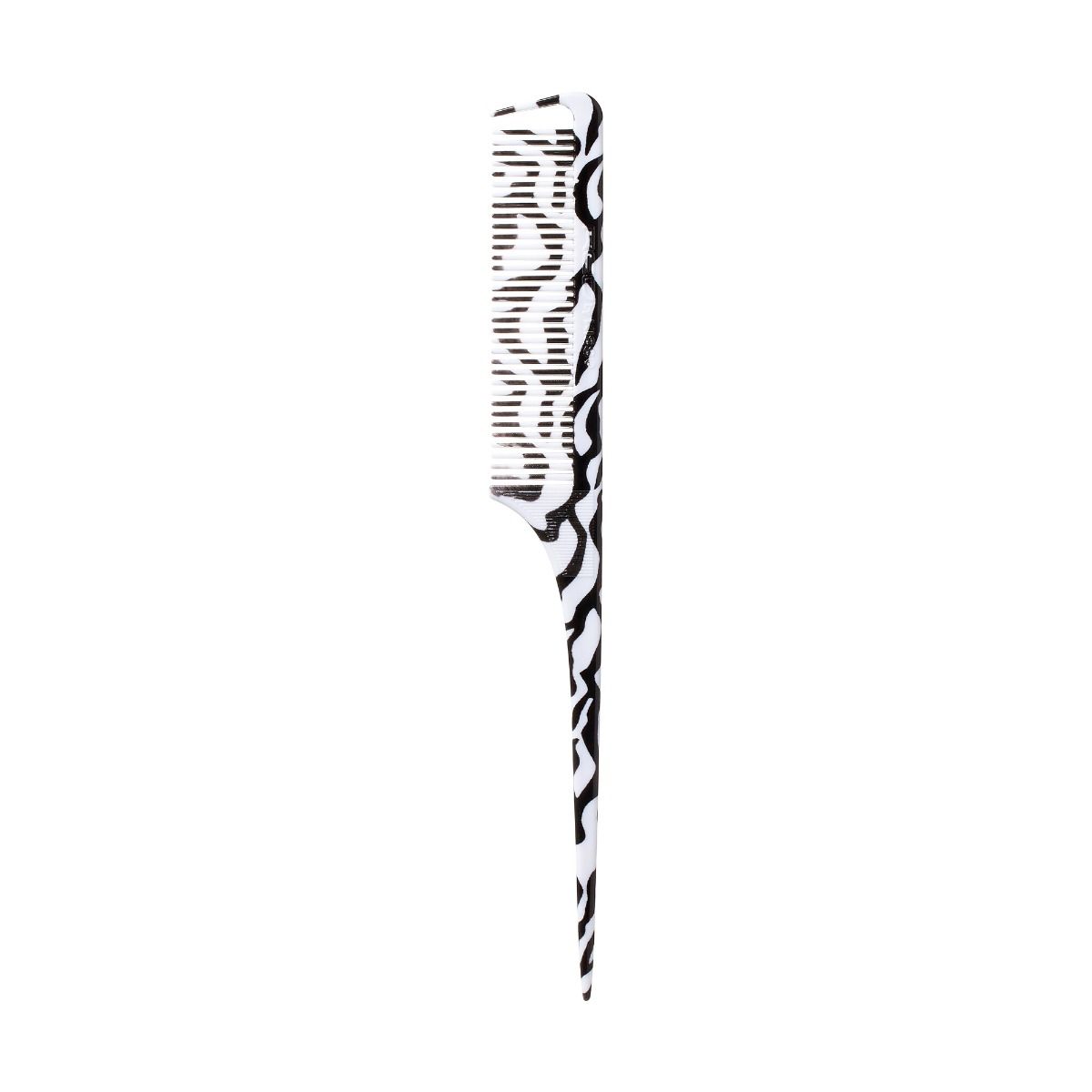 KISS - RED ZEBRA PARTING RAT TAIL COMB | Zoe Beauty Supply