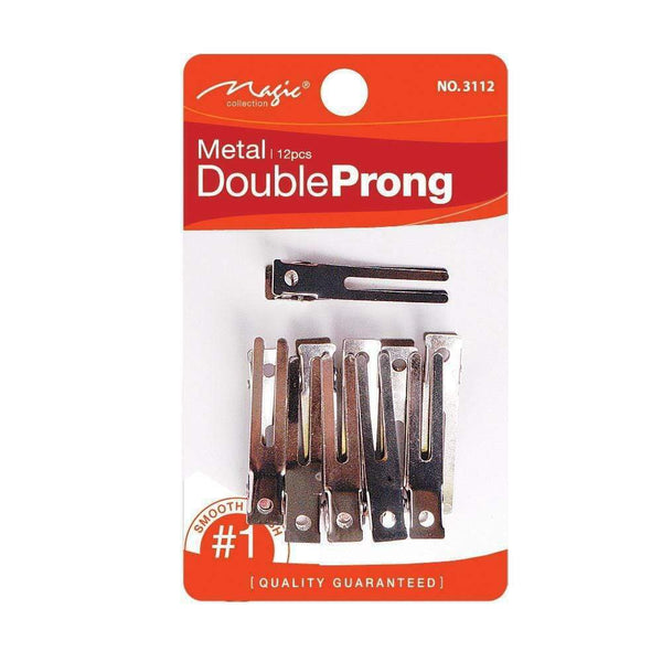 MAGIC COLLECTION - 12PCS DOUBLE PRONG CLIP