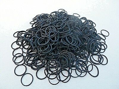 MAGIC COLLECTION - Premium Rubber Bands Black 500 Pieces